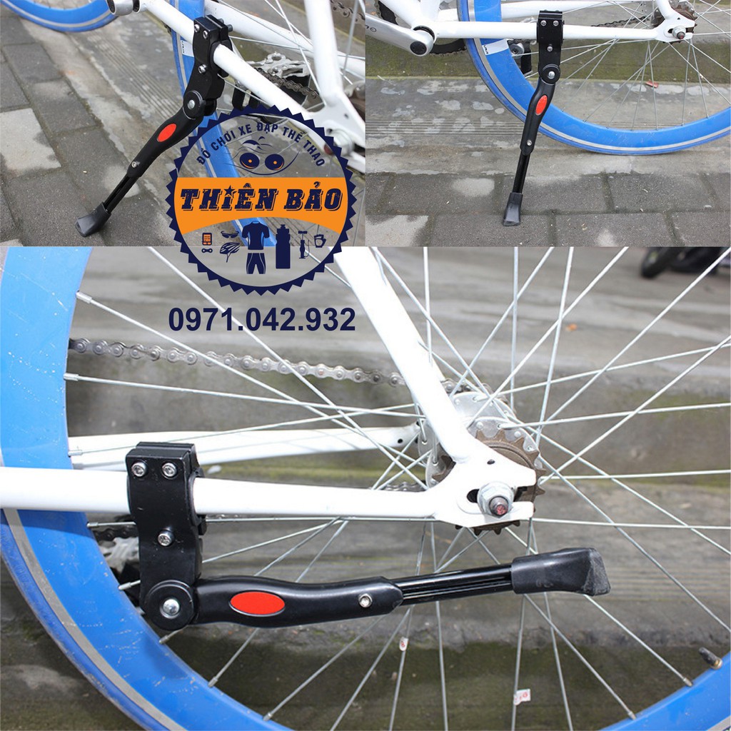 Chân chống xe đạp địa hình chân chống giữa xe đạp nhôm thay đổi được độ dài 1Đ chất lượng cao