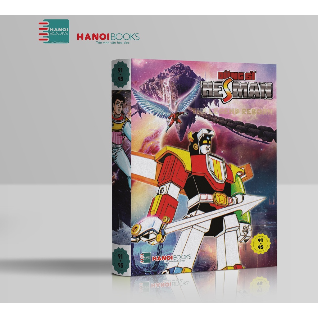 Sách - Combo 4 Gồm 5 Boxset Dũng Sĩ HesMan