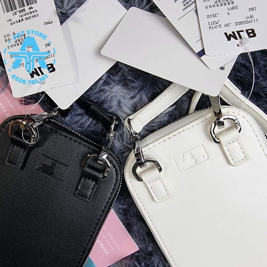 Túi Đeo Chéo MLB NY Mini Neck Pouch New York Yankees Full Tag Code