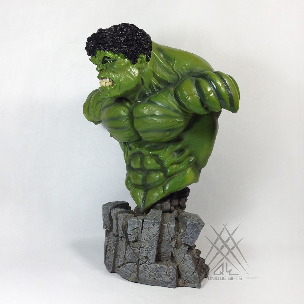 Mô hình Hulk Bust, tượng bán thân Hulk - Người khổng lồ xanh