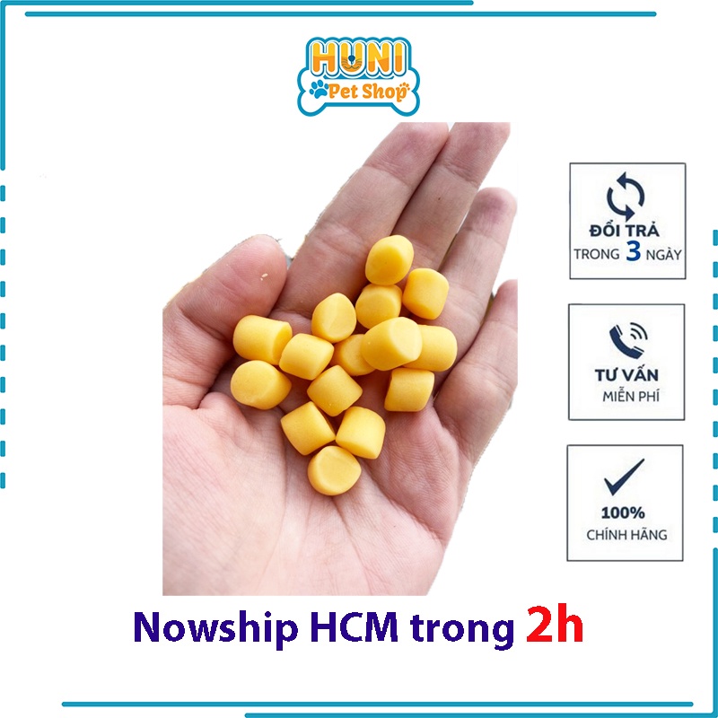 PHÔ MAI VIÊN CHO CHÓ MÈO BOW WOW HÀN QUỐC 100g - snack bánh thưởng cho chó mèo Huni petshop