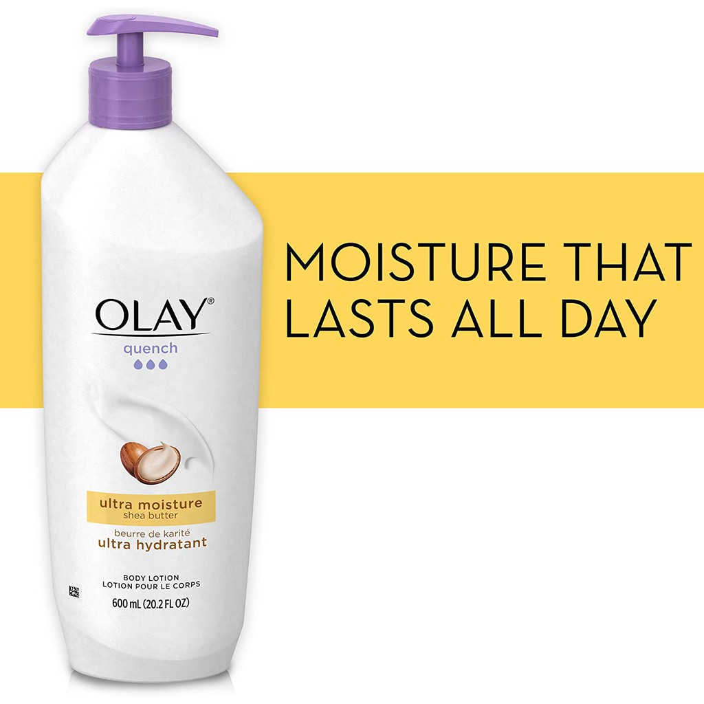 Dưỡng Thể Dưỡng Ẩm Da OLAY Quench Body Lotion Ultra Moisture 600ml (Mỹ)