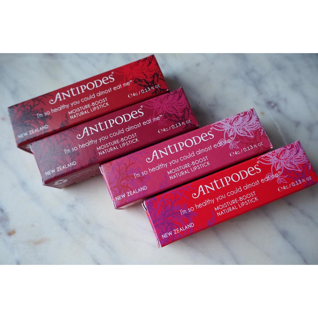 Son thiên nhiên Antipodes Moisture-Boost Natural Lipstick 4g