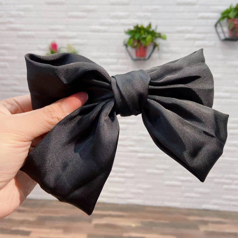 Kẹp tóc nơ voan màu thời trang hàn quốc