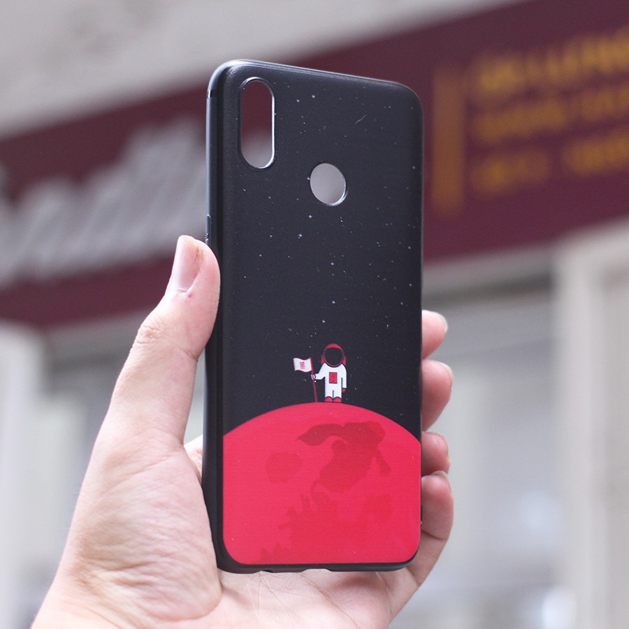 ỐP LƯNG REALME 3 DẺO ĐEN IN HÌNH PHẦN B