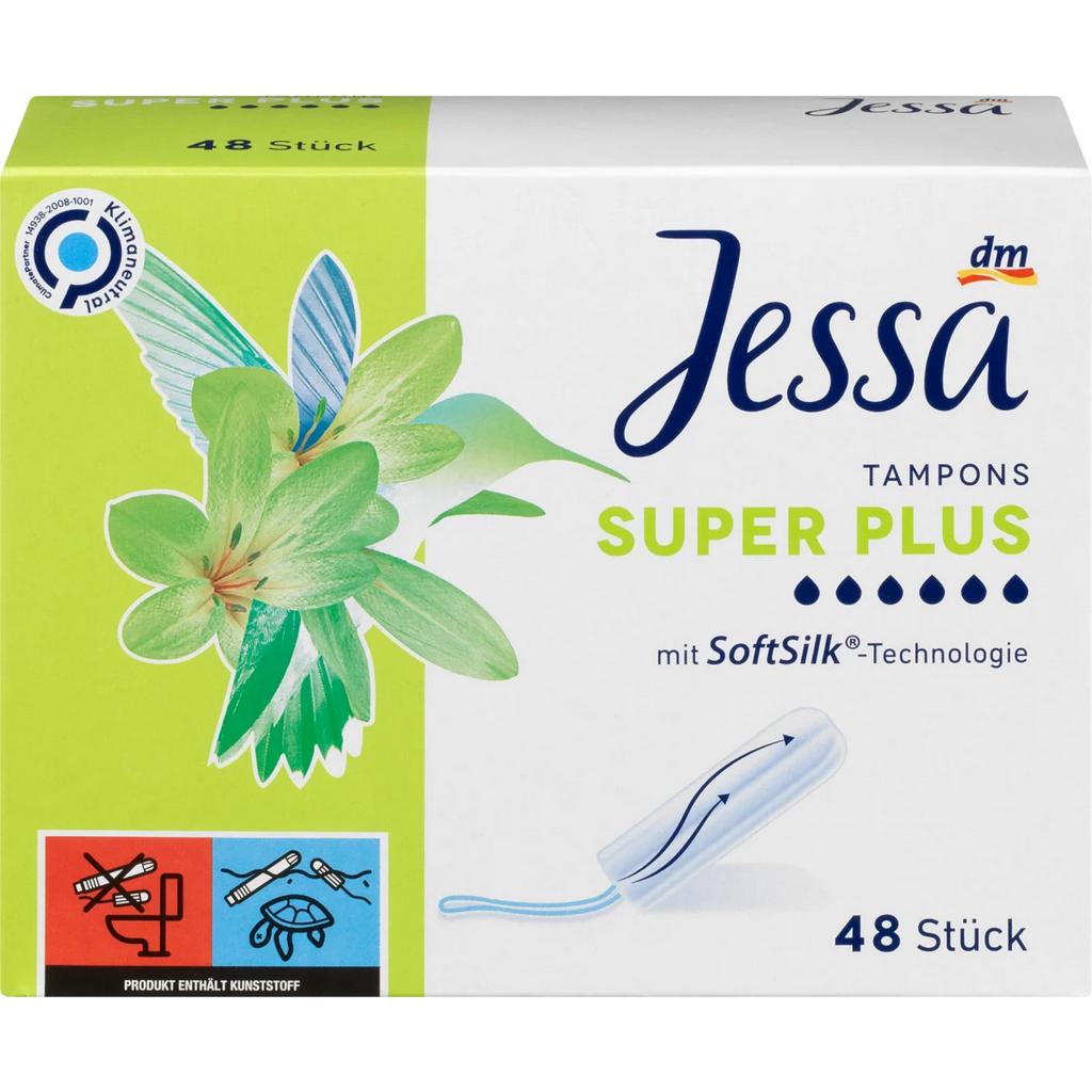 Băng vệ sinh TAMPON Đức JESSA siêu thấm, tiện dụng - Hàng chuẩn Đức
