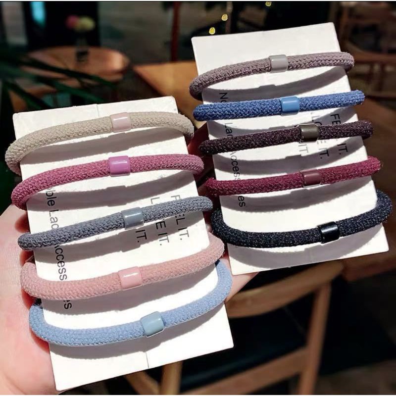 [deal 1k] Dây thun buộc tóc🌹freeship🌹dây chun buộc tóc mềm, co giãn tốt, siêu rẻ, đơn giản mà xinh
