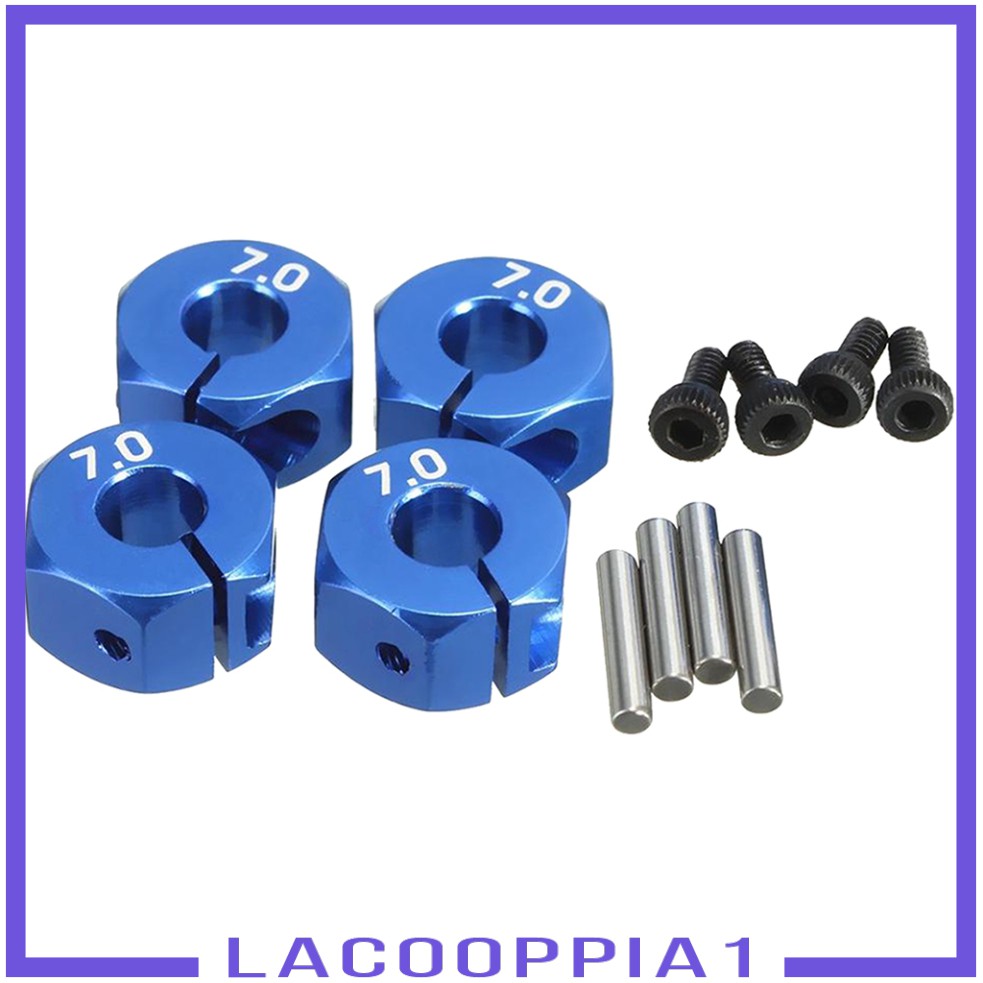 Bộ 4 Trục Bánh Xe 12mm Cho Xe Điều Khiển Từ Xa 1: 10 HSP