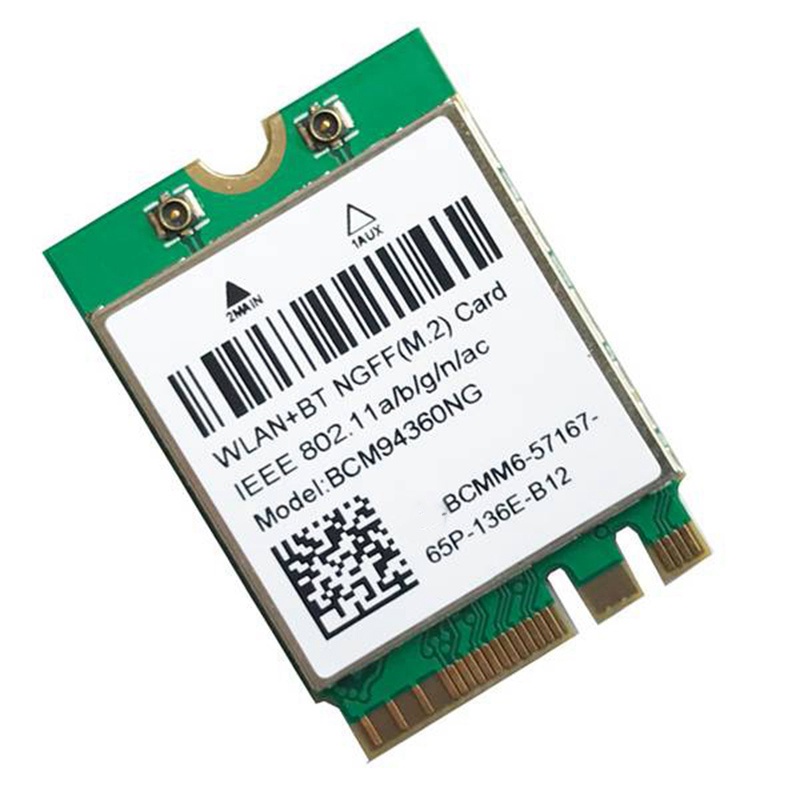 Thẻ Mạng Không Dây Băng Tần Kép 1200Mbps BCM94360NG Cho MacOS Hackintosh 802.11Ac Bluetooth 4.0 Và Phụ Kiện