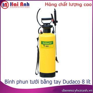 Bình bơm thuốc sâu, phun xịt nước tưới hoa cây cảnh Dudaco 4 lít - 6 lít - 8 lít chất lượng cao