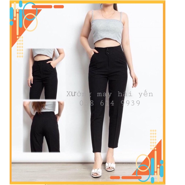 [Mã FAMAYWA giảm 10K đơn 50K] Quần tây baggy cạp liền