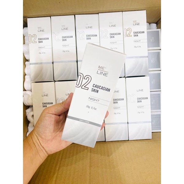 Meline 02 caucasian night, caucasian day - huyết thanh giảm thâm sạm nám 20gr