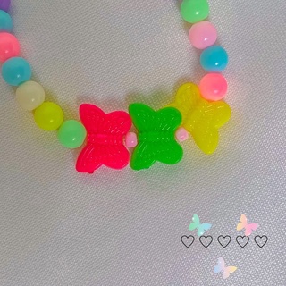Vòng tay hạt màu pastel