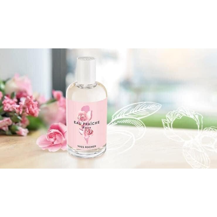 NƯỚC HOA Eau fraiche Rose de Yves Rocher ️ sale 100ml Shopee Việt Nam