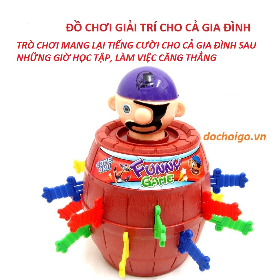 Đồ Chơi Đâm Hải Tặc size TO 24 KIẾM, trò chơi giải trí thú vị cho người lớn và trẻ em dochoigo.vn