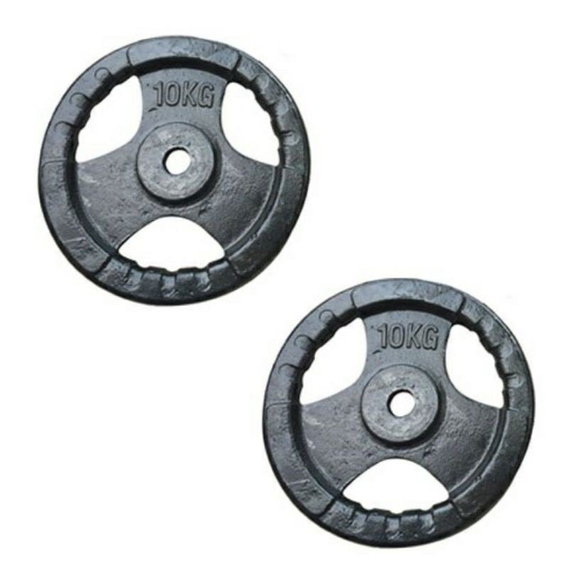 Combo 1 đòn đẩy tạ 1m5 và 30kg tạ gang (2/10kg và 2/5kg)