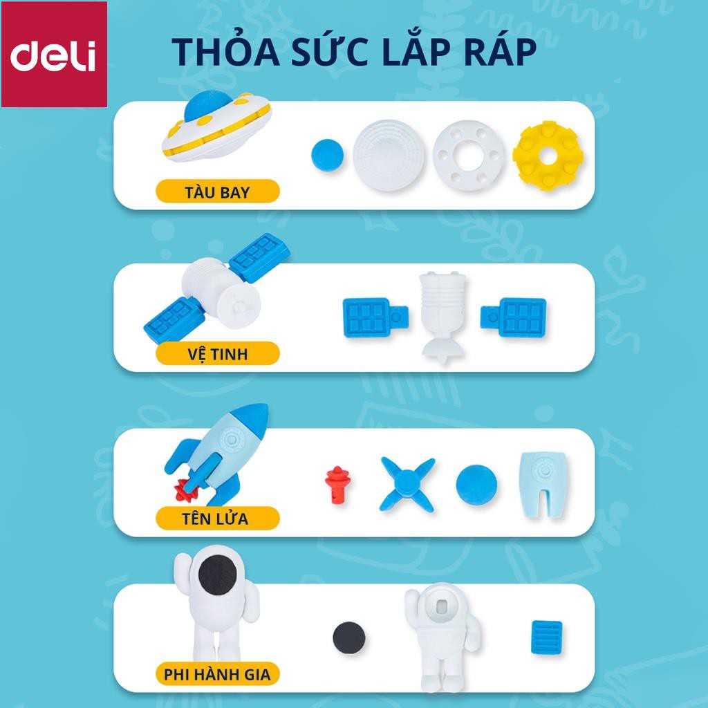 Tẩy hình dáng phi hành gia Deli mẫu ngẫu nhiên - 71087 [Deli]