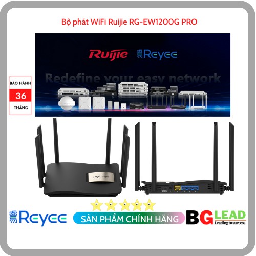 Bộ phát WiFi Ruijie RG-EW1200G PRO