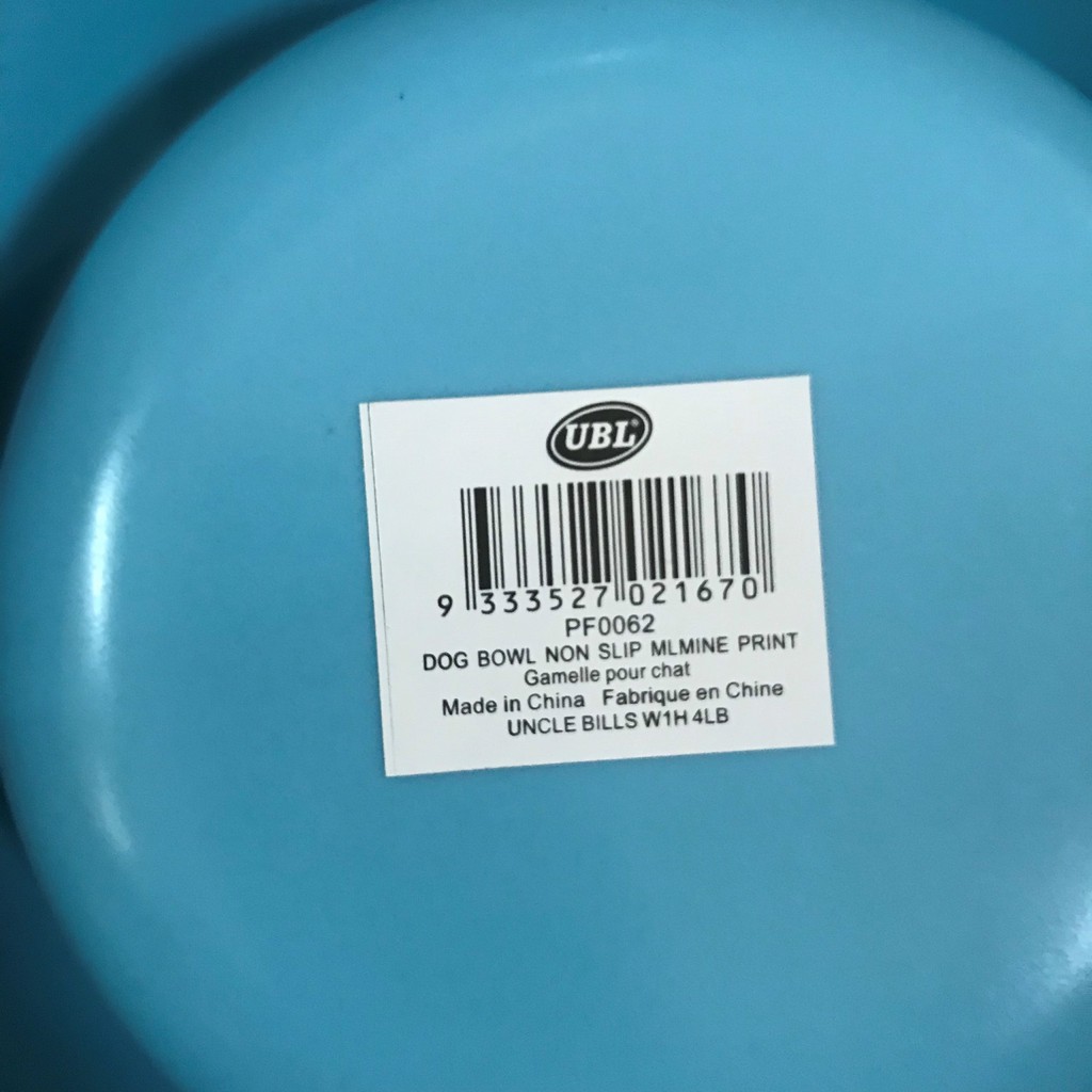 [Mã BMBAU50 giảm 7% đơn 99K] Tô Chống Trơn Bằng Nhựa Me-La-Min Có In Hình Cho Chó UBL PF0062