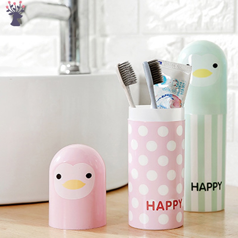 Hộp Đựng Bàn Chải / Kem Đánh Răng Tiện Lợi Khi Đi Du Lịch