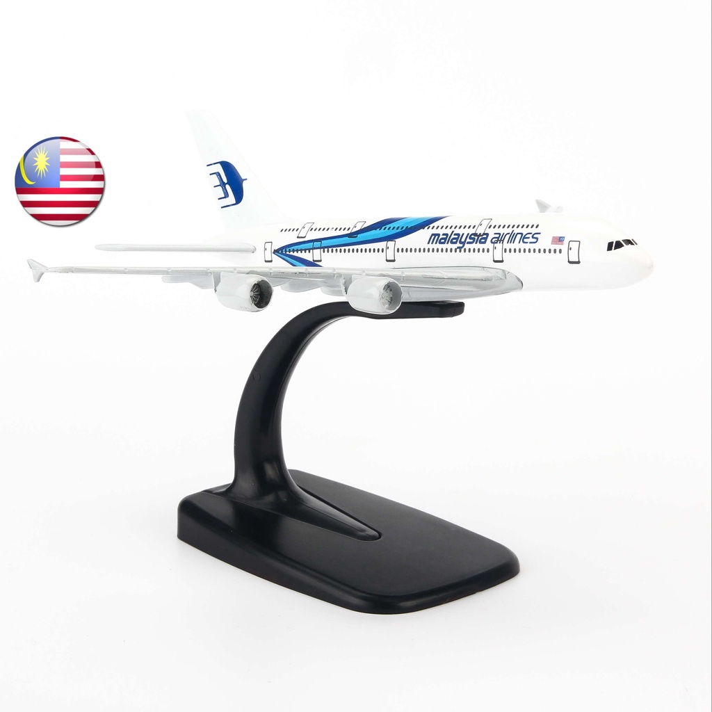 Mô hình máy bay Malaysia Airlines 16cm Everfly