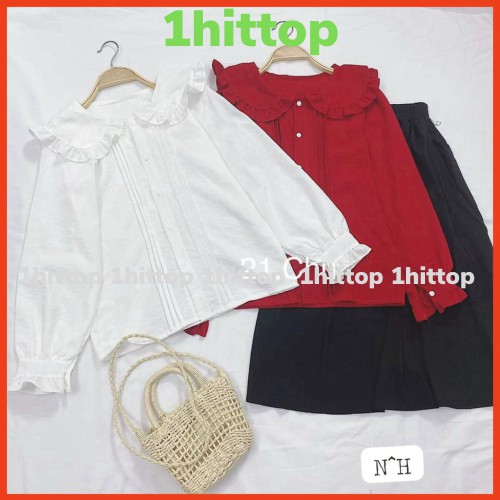 {1hittop} bán sỉ áo sơ mi bánh bèo mẫu mới 2021 có size Yannan.vn aobabydoll