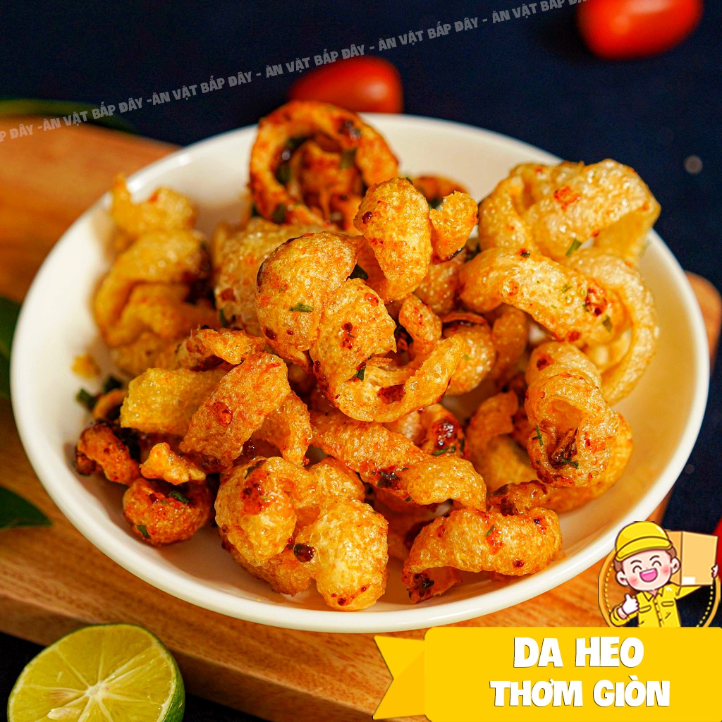 Da Heo Mắm Hành 160g, Loại Ngon Đậm Vị Thơm Giòn - Đồ Ăn Vặt Bắp Đây Sài Gòn | BigBuy360 - bigbuy360.vn