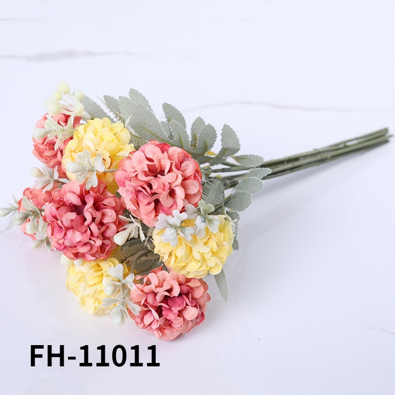 Artificial Flower Hydrangea Silk Flower Wall Living Room Wedding Decoration