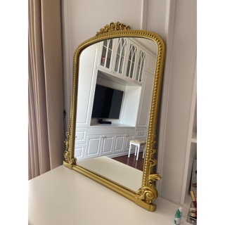 ( KT 75*95 cm) Gương vintage khung gỗ DPGG02