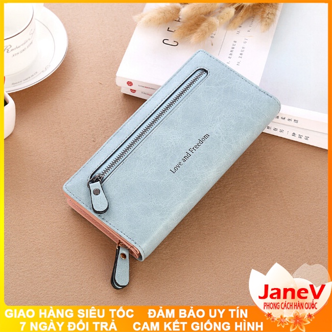 Ví Nữ Dài Cầm Tay Cao Cấp Sang Trọng Phong Cách Hàn Quốc TVNN330