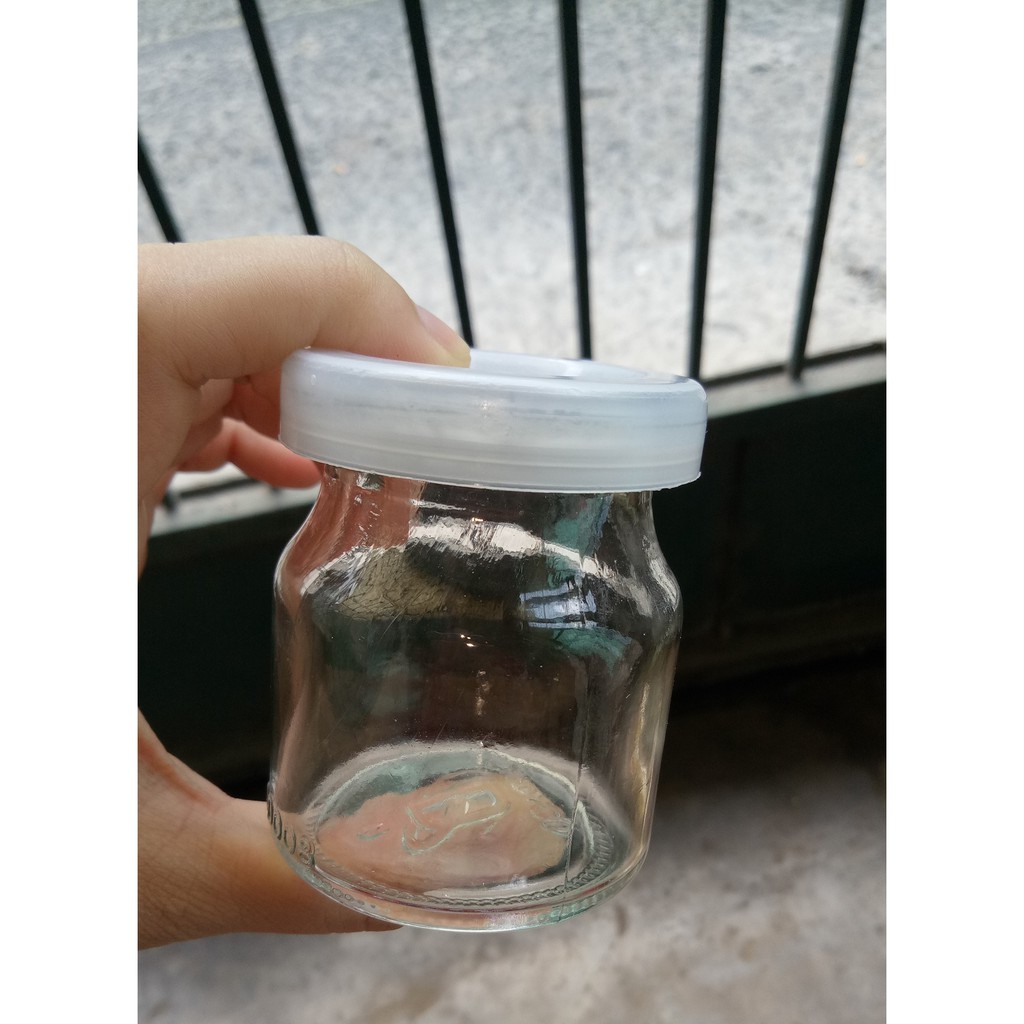 Hủ Yaourt  thủy tinh của thương hiệu Cẩm Đạt, dung tích 100ml/hủ,hộp 12 cái | BigBuy360 - bigbuy360.vn