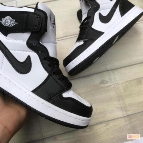 ⚡Siêu Rẻ⚡ Giày thể thao Nike_air Jodan Panda cao cổ đen trắng 2021 | BigBuy360 - bigbuy360.vn