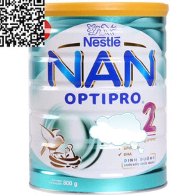 Sữa Bột Nan Optipro số 2 lon 800g - MẪU MỚI