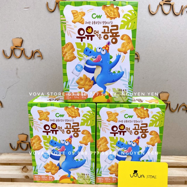 Bánh quy Khủng long Hàn Quốc