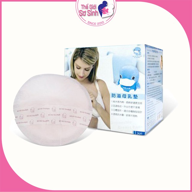 Miếng Lót Thấm Sữa Kuku 36Psc/Hộp Ku5421, Chất Liệu Siêu Thấm, Siêu Mỏng, Giữ Vệ Sinh - Thế Giới Sơ Sinh