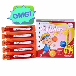Calplus Mk7 bổ sung canxi giúp bé phát triểnchieu cao, kích thích an ngon, cho xuong chắc khoẻ, chống còi xương