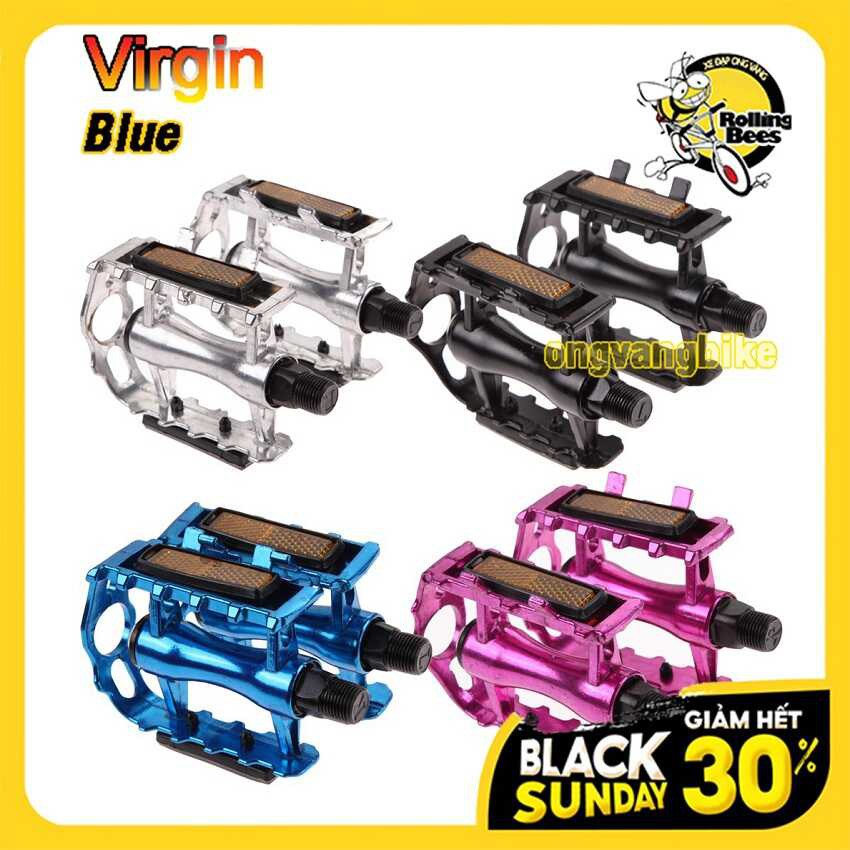 (Cặp Xanh Nước Biển) Pedan Xe Đạp Hợp Kim Nhôm Thể Thao Vòng Bi Kín Chống Trượt Siêu Bền