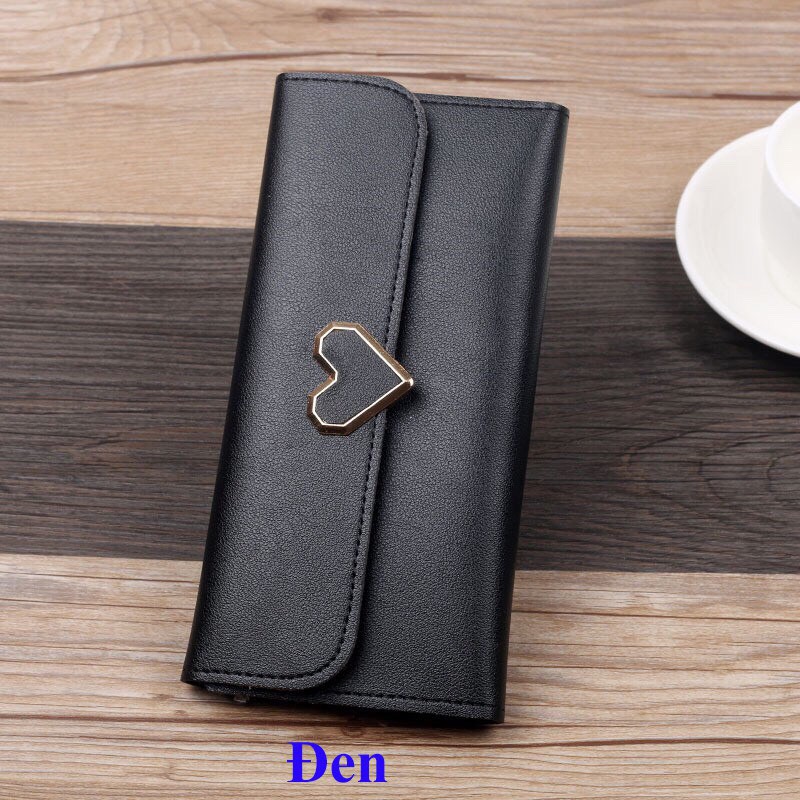 Ví Nữ Khóa Trái Tim Dáng Dài  VD01