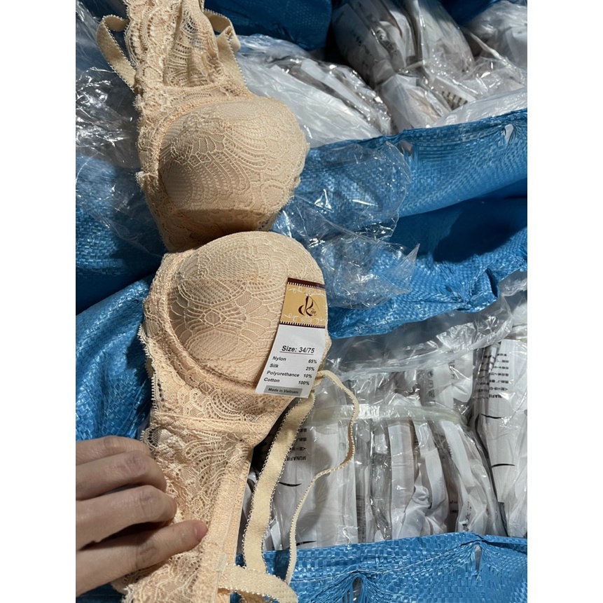 Áo ngực  chất cotton Ren đệm mỏng - ảnh thật sản phẩm