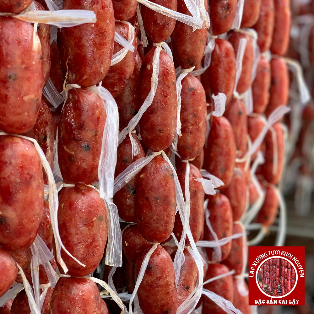 Lạp xưởng, lạp xưởng tươi túi mix đủ loại 1kg [2 túi 500gr]