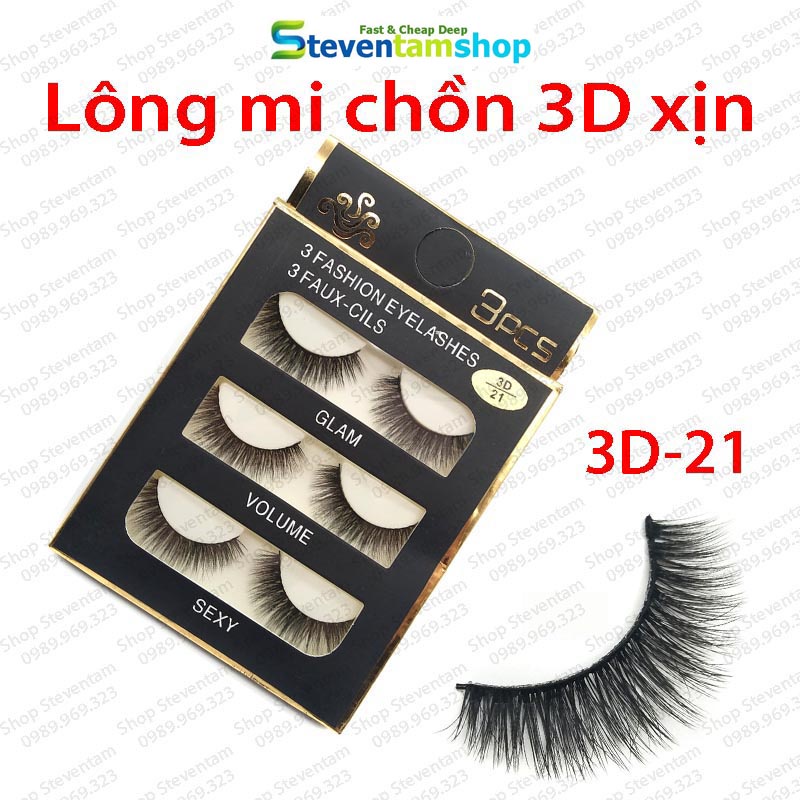 Lông mi chồn 3D số 21 (Cam kết hàng loại 1)