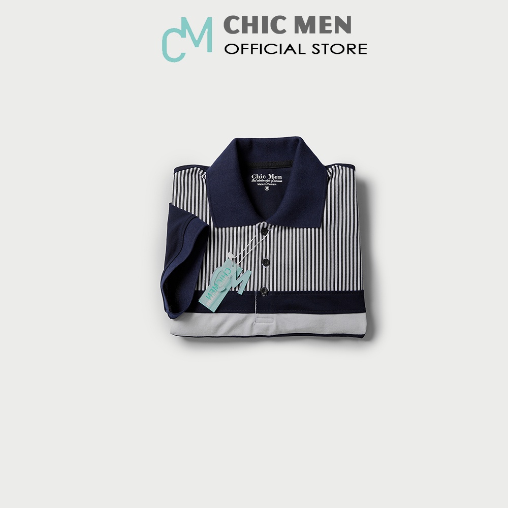 Áo POLO nam cổ bẻ, form regular CVC, vải cá sấu Cotton - CHICMEN