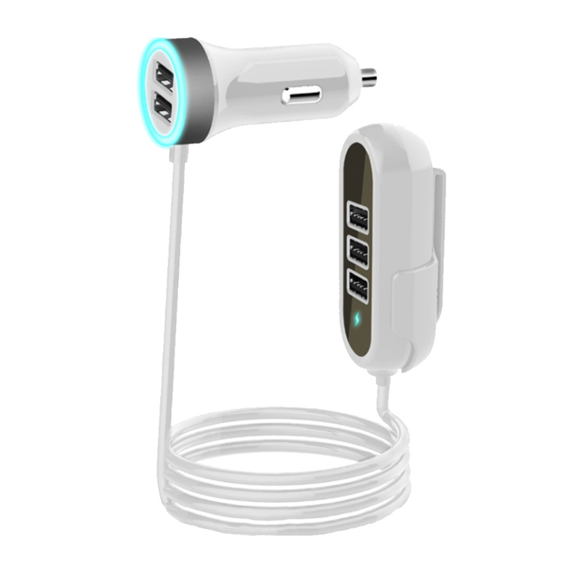 Cổng Sạc USB 5 Cổng Chất Liệu Bền Chống Trầy Xước Cho Máy Tính