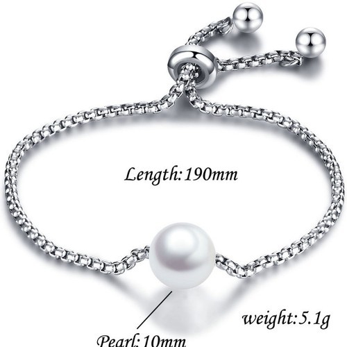 Lắc Tay Dây Rút Titan Ko Đen TT 3175