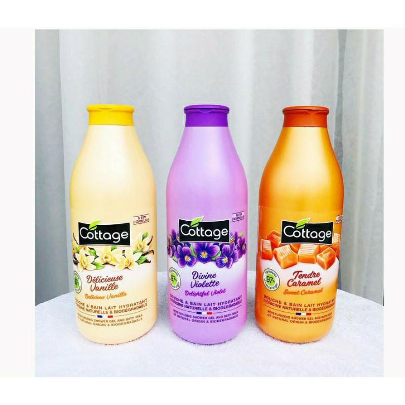 SỮA TẮM NƯỚC HOA COTTAGE PHÁP 750ml ĐỦ MÙI LUÔN