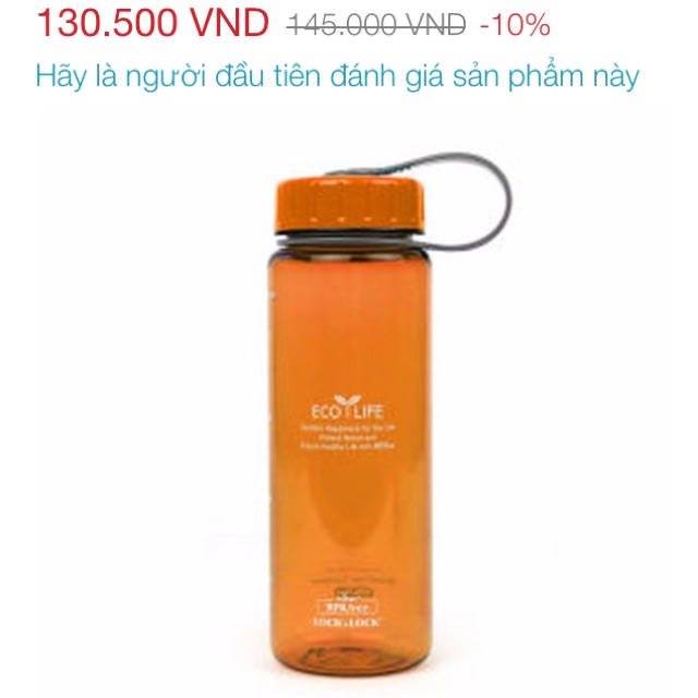 Bình nước eco life 500ml