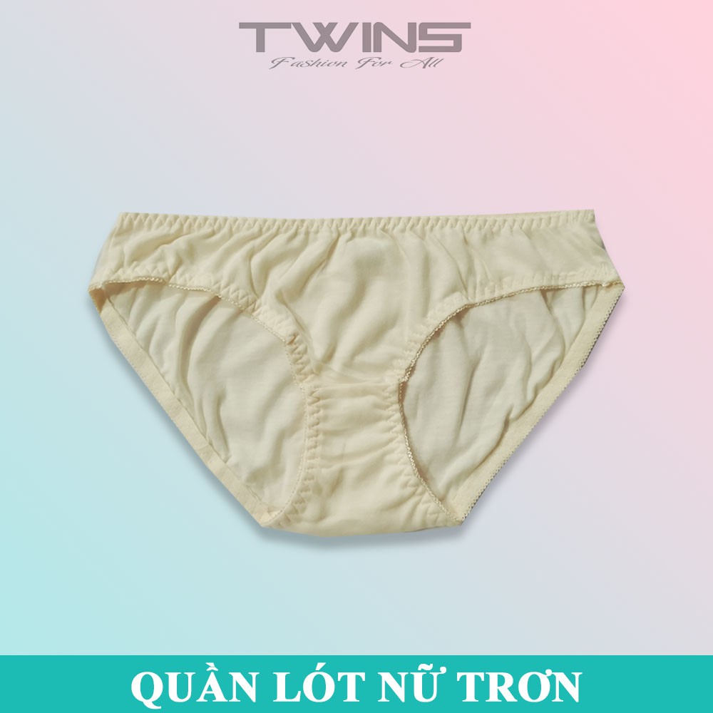Quần lót nữ cotton cao cấp trơn Angel dạng lưng nhỏ mềm mại thấm hút mồ hôi thiết kế đơn giản size từ 40kg-60kg