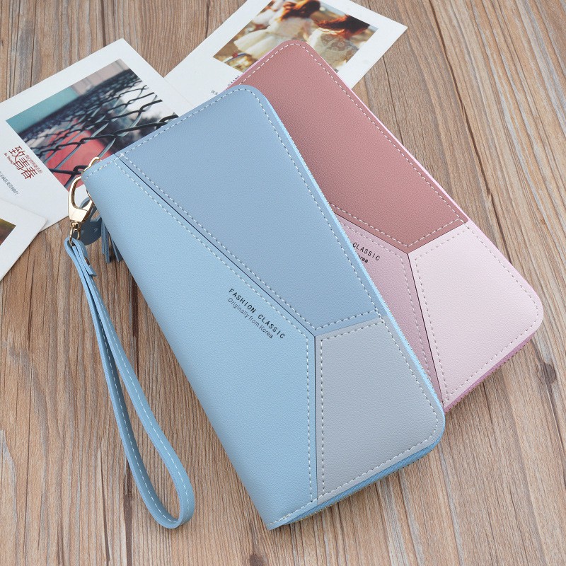 Ví nữ cầm tay đẹp dáng dài đựng tiền điện thoại nhiều ngăn thời trang cao cấp LUKAMO VD164
