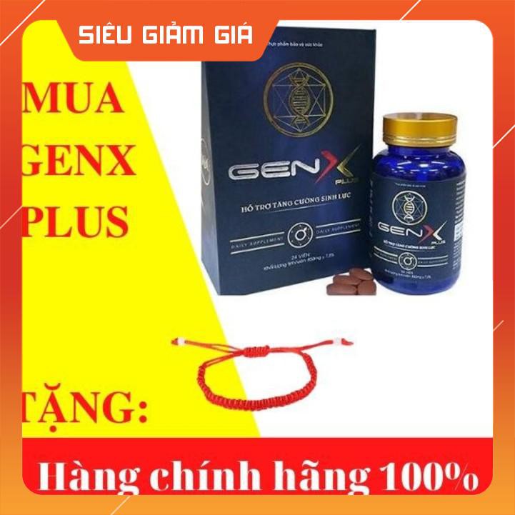Gen X Plus - tăng cường sinh lý nam - tặng kèm vòng tay phong thủy (che tên khi giao)