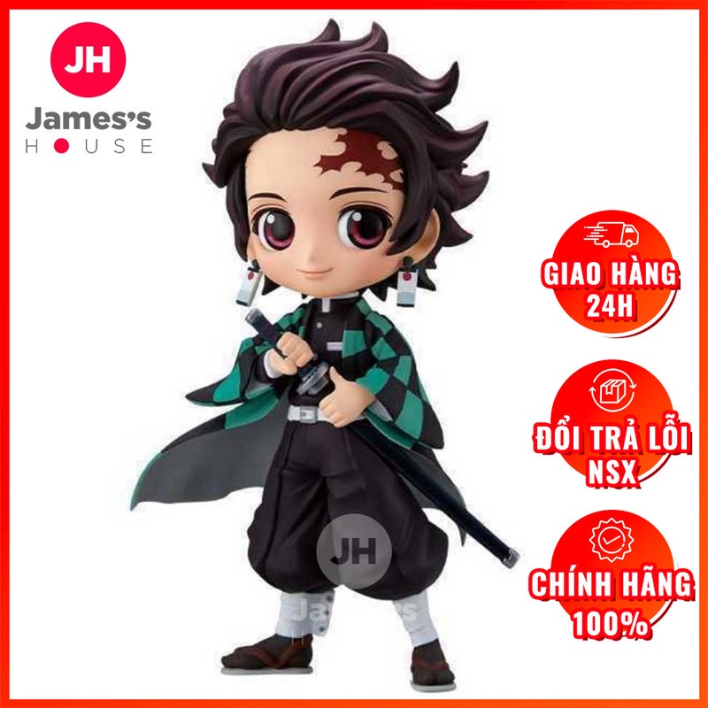 Mô Hình Figure Nhân Vật Anime Kimetsu No Yaiba, Thanh Gươm Diệt Quỷ - Tanjiro Kamado - Qposket, chính hãng Nhật